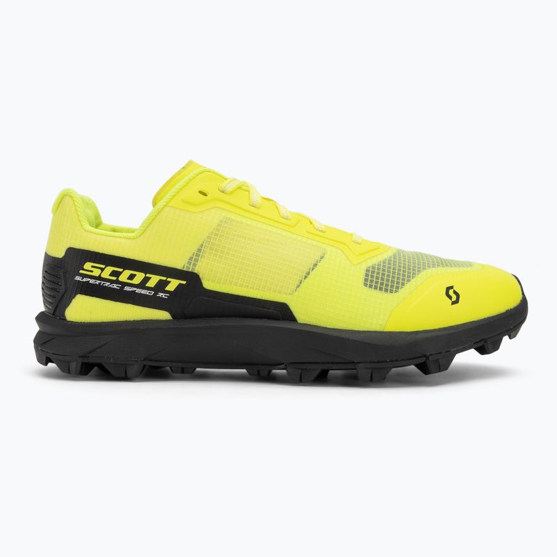 Кросівки для бігу чоловічі SCOTT Supertrac Speed RC black/safety yellow 2
