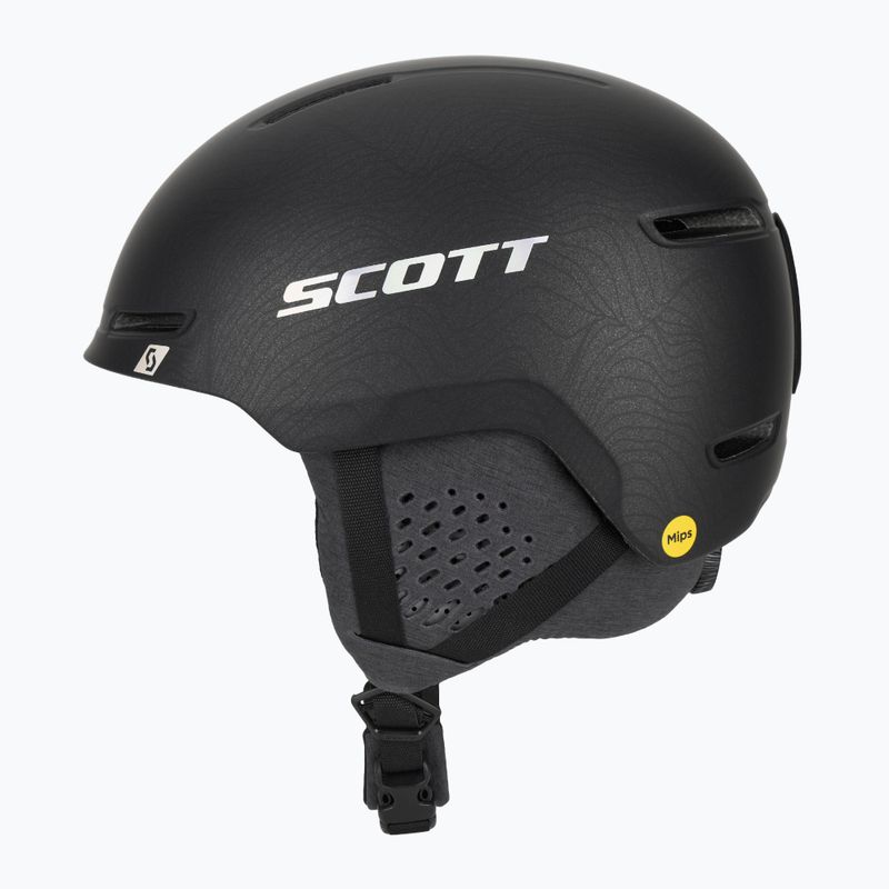 Шолом гірськолижний SCOTT Track Plus granite black/holo grey 3