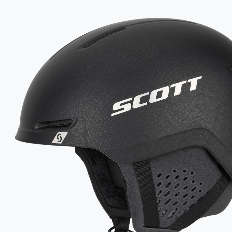Шолом гірськолижний SCOTT Track Plus granite black/holo grey 7
