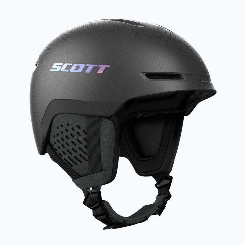 Шолом гірськолижний SCOTT Track Plus granite black/holo grey