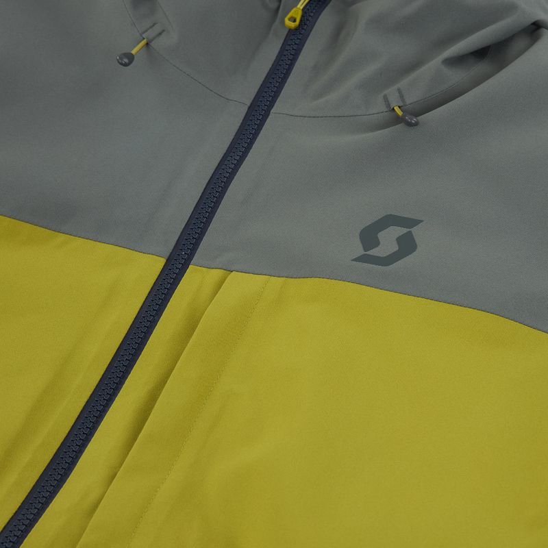 Куртка гірськолижна чоловіча SCOTT Ultimate Dryo 10 shadow grey/meadow green 3