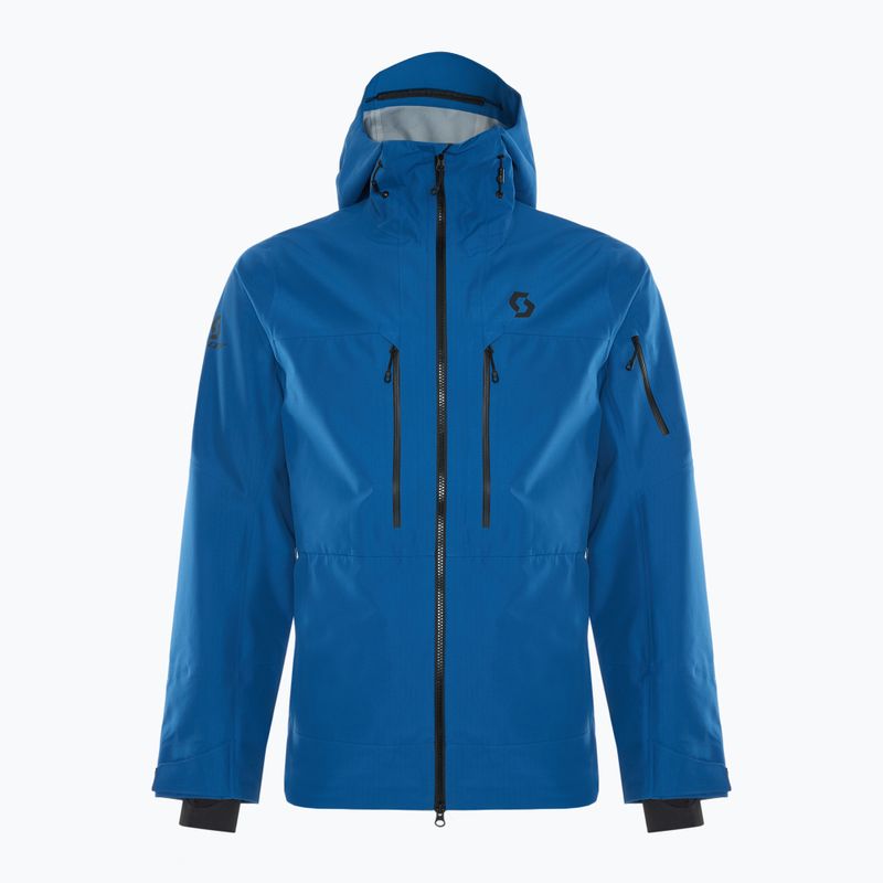 Куртка гірськолижна чоловіча SCOTT Vertic Ripstop 3L solid blue