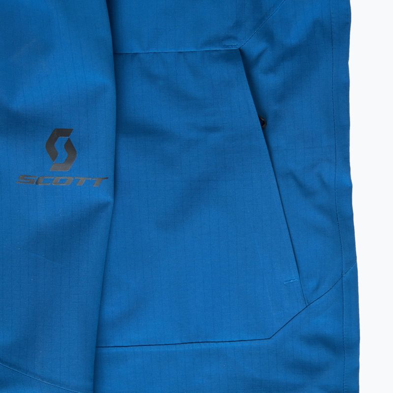 Куртка гірськолижна чоловіча SCOTT Vertic Ripstop 3L solid blue 6