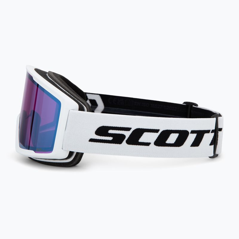 Окуляри гірськолижні SCOTT Factor Pro LS mineral white/black amp ls blue chrome 4