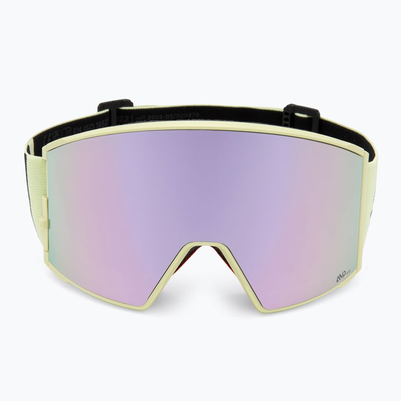 Окуляри гірськолижні SCOTT React AMP Pro acid yellow/amp pro lavender chrome/amp pro green 3
