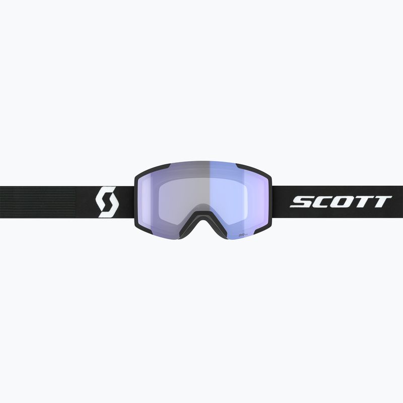 Маска для лиж SCOTT Shield mineral black/white/amp illuminator blue chrome 2