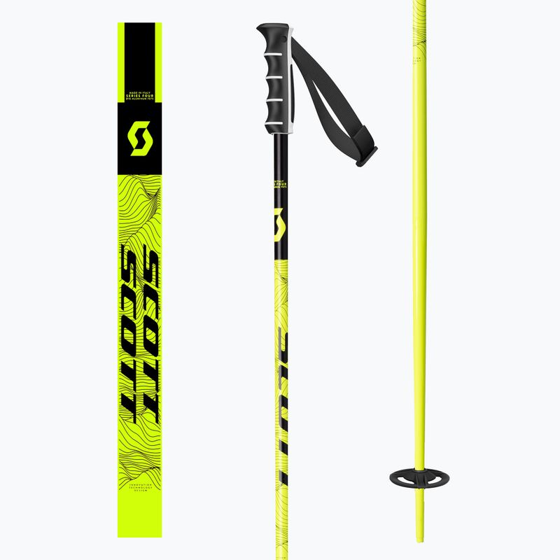 Палиці гірськолижні SCOTT Sea neon yellow 9