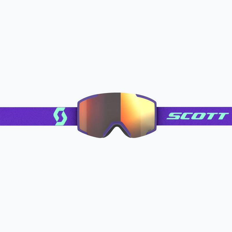 Окуляри гірськолижні SCOTT Shield deep purple/solar red chrome 2