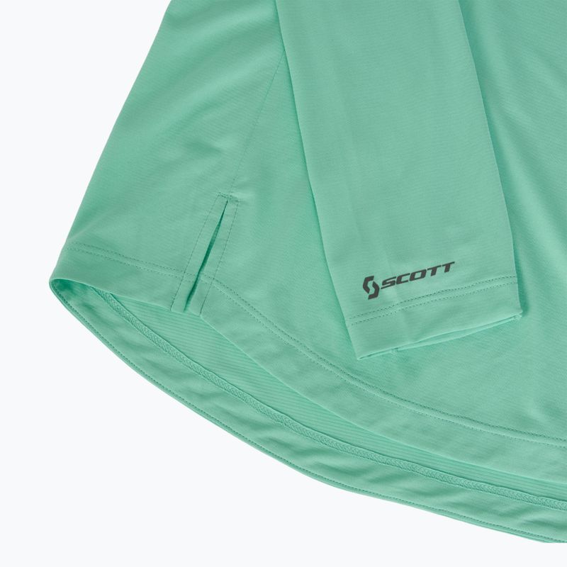 Лонгслів для бігу жіночий SCOTT Endurance Tech miami green 3