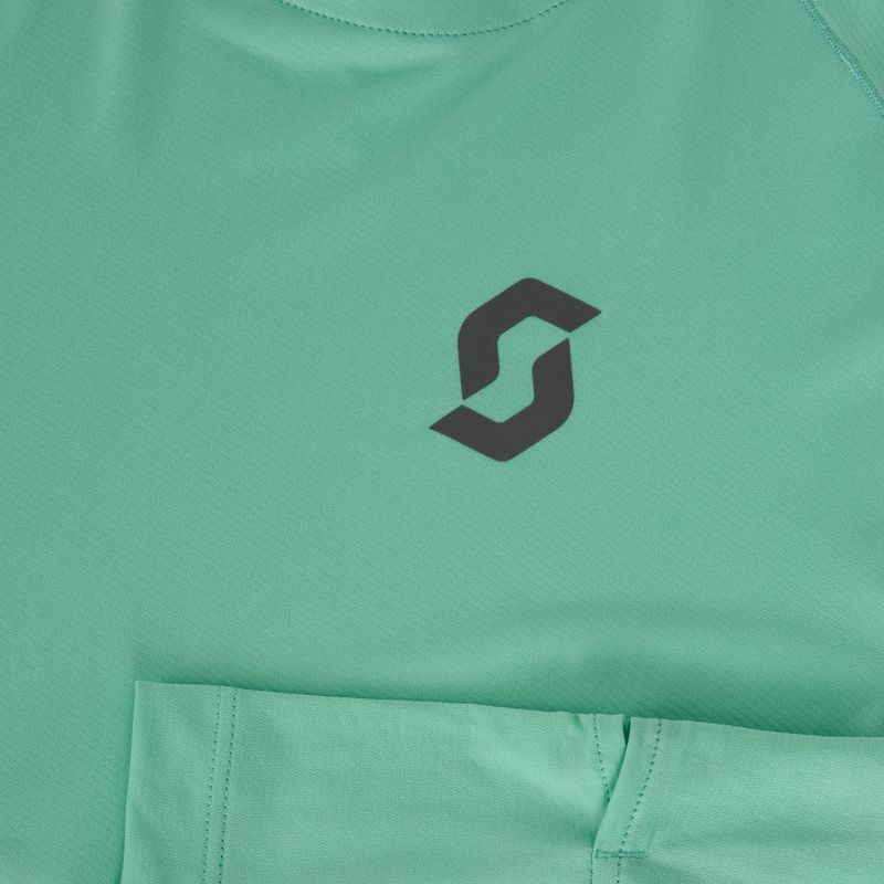 Лонгслів для бігу жіночий SCOTT Endurance Tech miami green 4