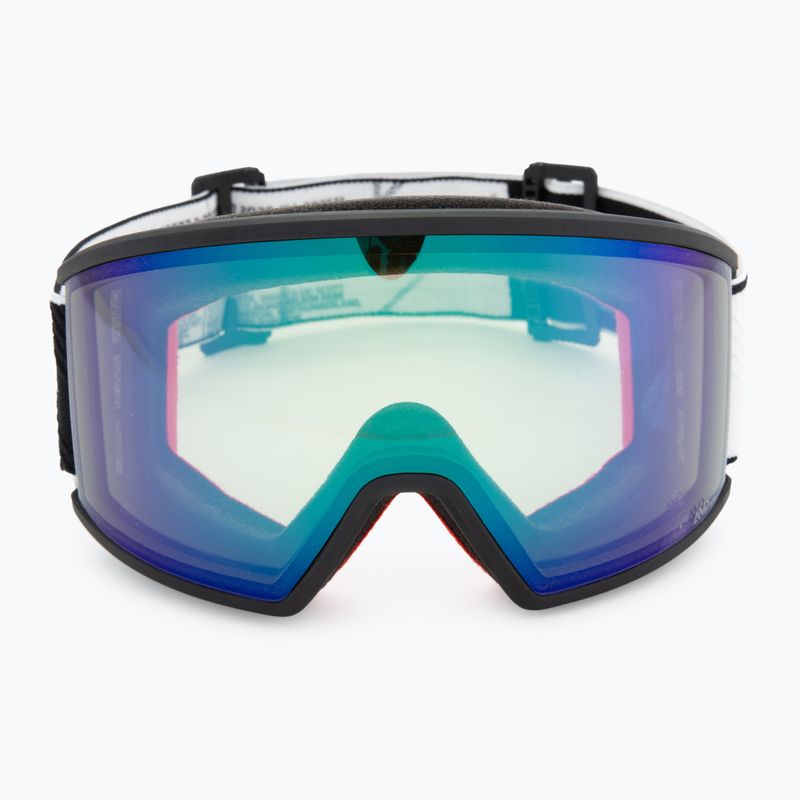 Окуляри гірськолижні SCOTT Ambit black/white/amp aurora green chrome 2