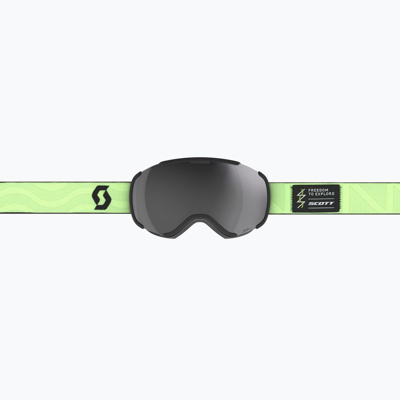 Окуляри гірськолижні SCOTT Faze II glow green/amp black chrome 6