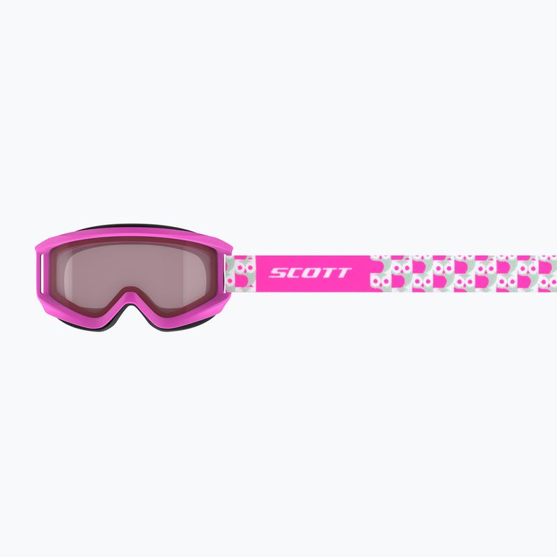 Окуляри гірськолижні дитячі SCOTT Agent neon pink/enhancer 6