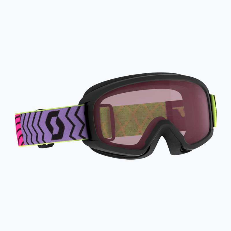 Дитячі гірськолижні окуляри SCOTT Witty SGL purple/neon pink/enhancer