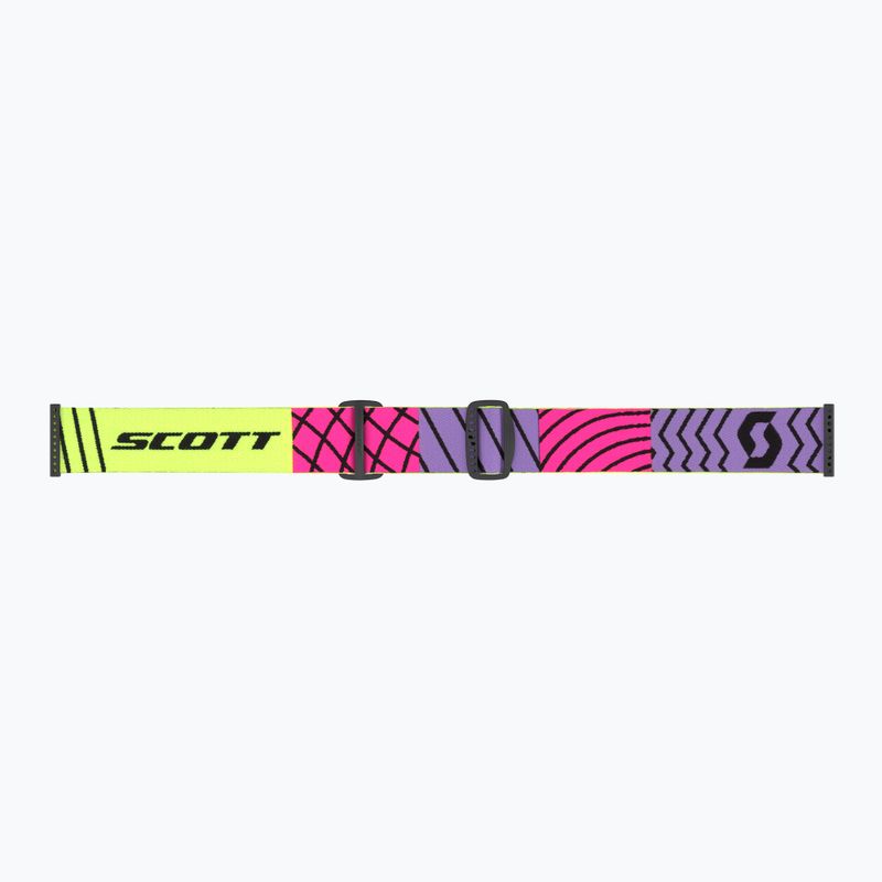 Дитячі гірськолижні окуляри SCOTT Witty SGL purple/neon pink/enhancer 3