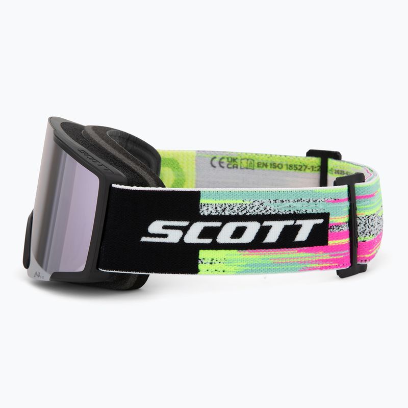 Окуляри гірськолижні SCOTT Shield black/neon yellow/amp lavender chrome 4