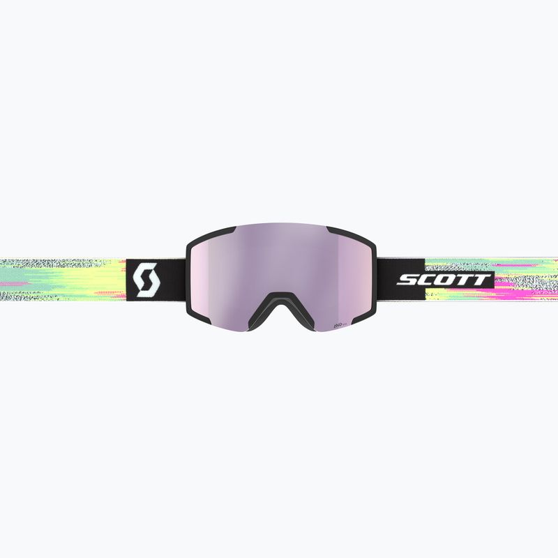 Окуляри гірськолижні SCOTT Shield black/neon yellow/amp lavender chrome 6