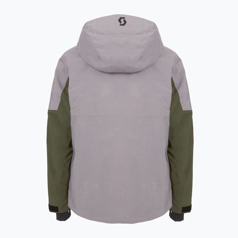 Чоловіча лижна куртка SCOTT Ultimate GTX douglas green/evening grey 2