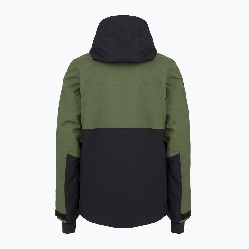 Куртка гірськолижна чоловіча SCOTT Ultimate Dryo 10 douglas green/black 2