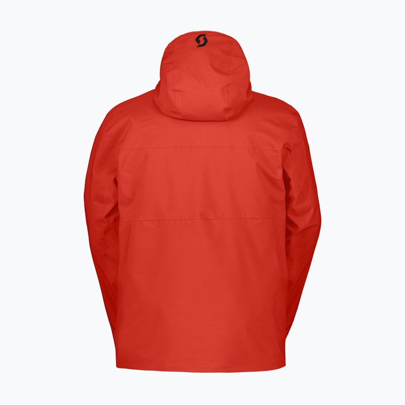 Куртка гірськолижна чоловіча SCOTT Ultimate Dryo 10 turbo red 2