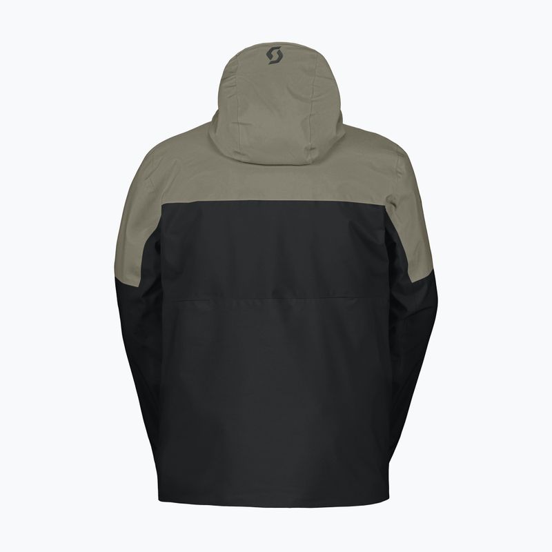 Куртка гірськолижна чоловіча SCOTT Ultimate Dryo 10 black/dust grey 2