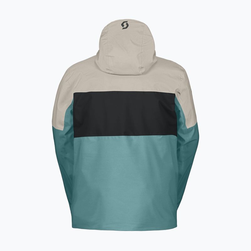 Куртка гірськолижна чоловіча SCOTT Ultimate Dryo 10 frozen blue/dust white 2