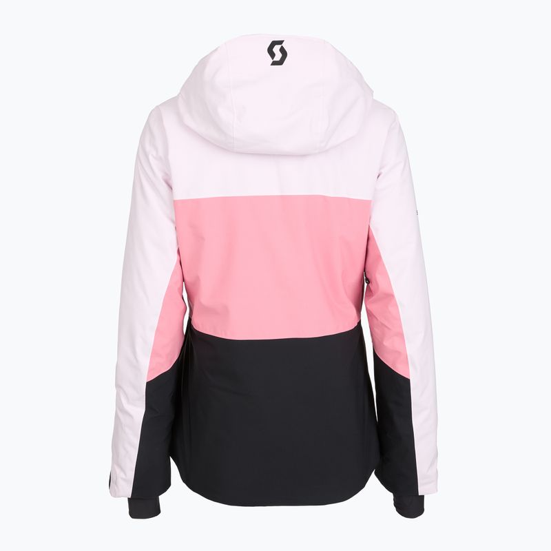 Куртка гірськолижна жіноча SCOTT Ultimate Dryo 10 paradise pink/black 2
