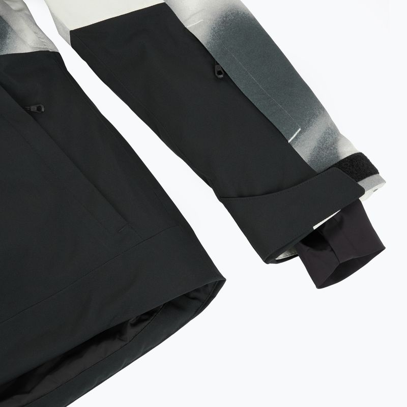 Куртка гірськолижна жіноча SCOTT Ultimate Dryo 10 dust white print/black 4