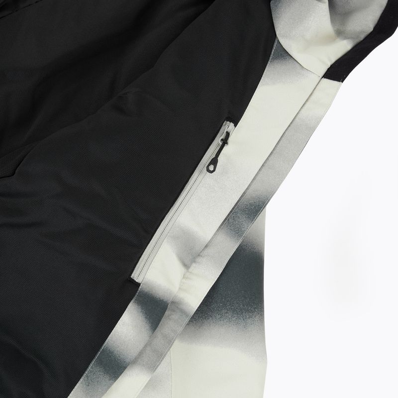 Куртка гірськолижна жіноча SCOTT Ultimate Dryo 10 dust white print/black 5