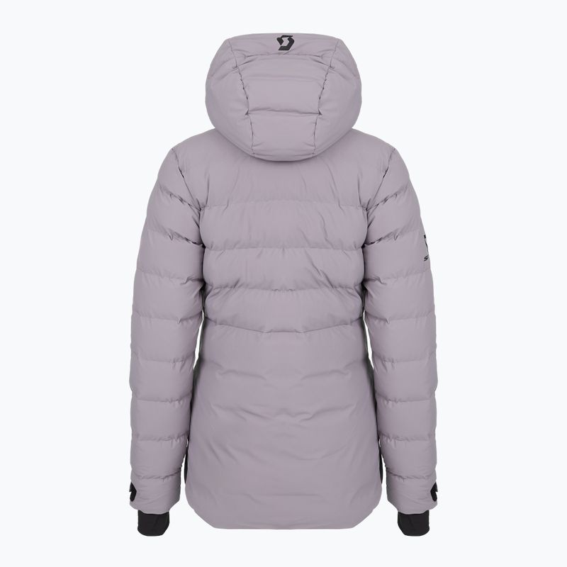 Куртка гірськолижна жіноча SCOTT Ultimate Warm evening grey 2