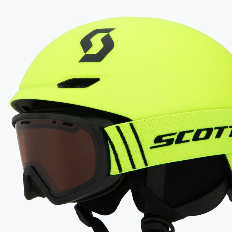Шолом гірськолижний дитячий SCOTT Keeper 2 + Окуляри Witty neon yellow 8