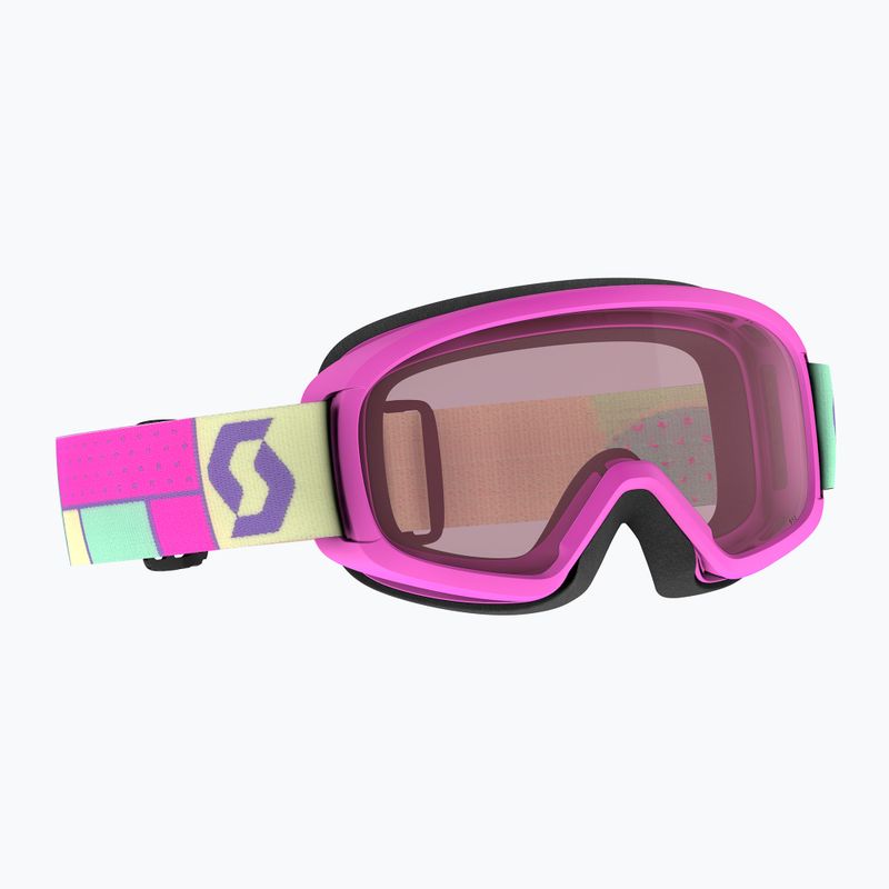 Окуляри гірськолижні дитячі SCOTT Witty SGL neon pink/enhancer 5