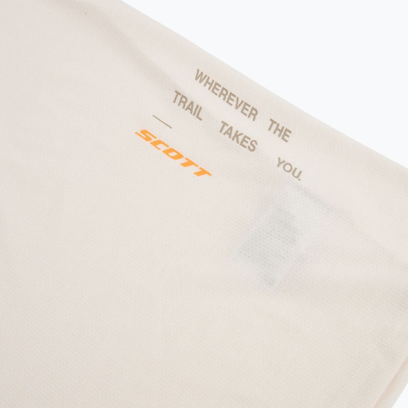 Футболка для бігу чоловіча SCOTT Endurance DRI Tee cotton white/toast beige 3
