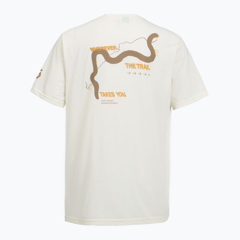Футболка для бігу чоловіча SCOTT Endurance DRI Tee white/toast beige 2
