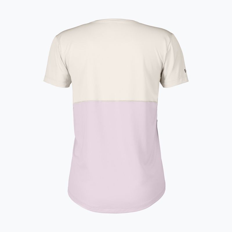 Футболка для бігу жіноча SCOTT Endurance Tech cotton white/bliss pink 2