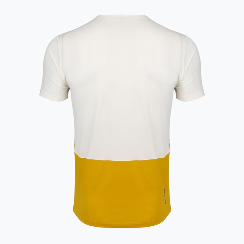 Футболка для бігу чоловіча SCOTT Endurance Tech white/sundial yellow 2