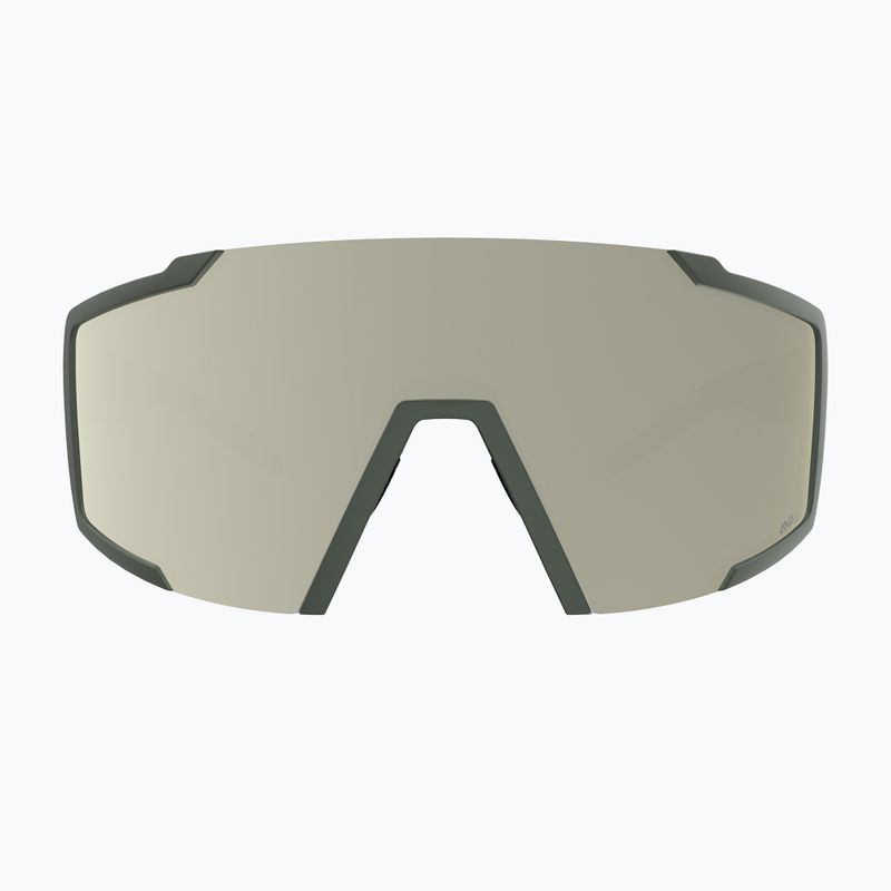 Окуляри сонцезахисні SCOTT Shield khaki green/amp white chrome 2