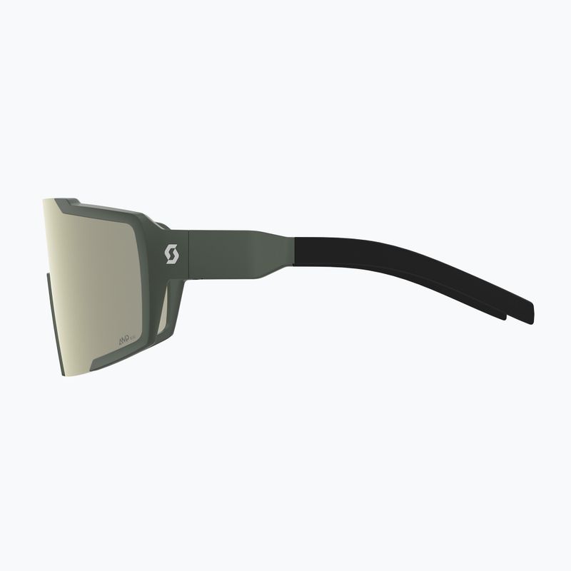 Окуляри сонцезахисні SCOTT Shield khaki green/amp white chrome 3
