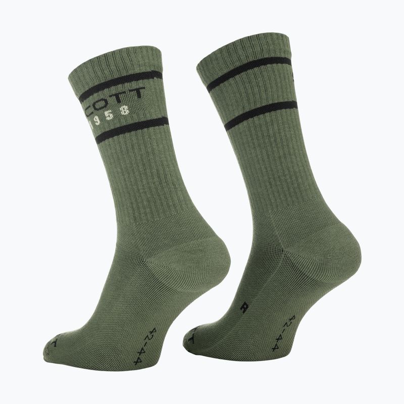 Шкарпетки SCOTT Retro Casual Crew 3 pairs tranguil green 3