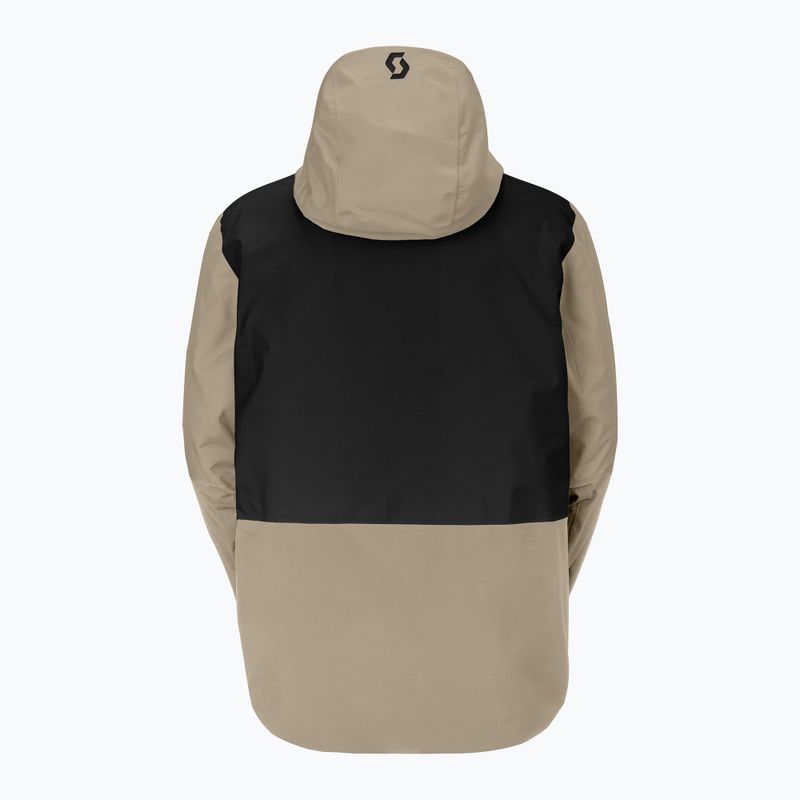 Куртка лижна чоловіча SCOTT Ultimate Dryo 10 portobello beige/black 2