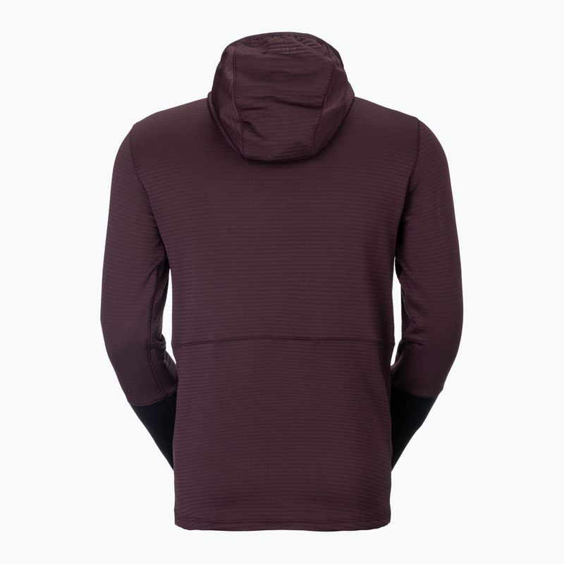 Кофта флісова чоловіча SCOTT Defined Light Hoody cocoa red/black 2