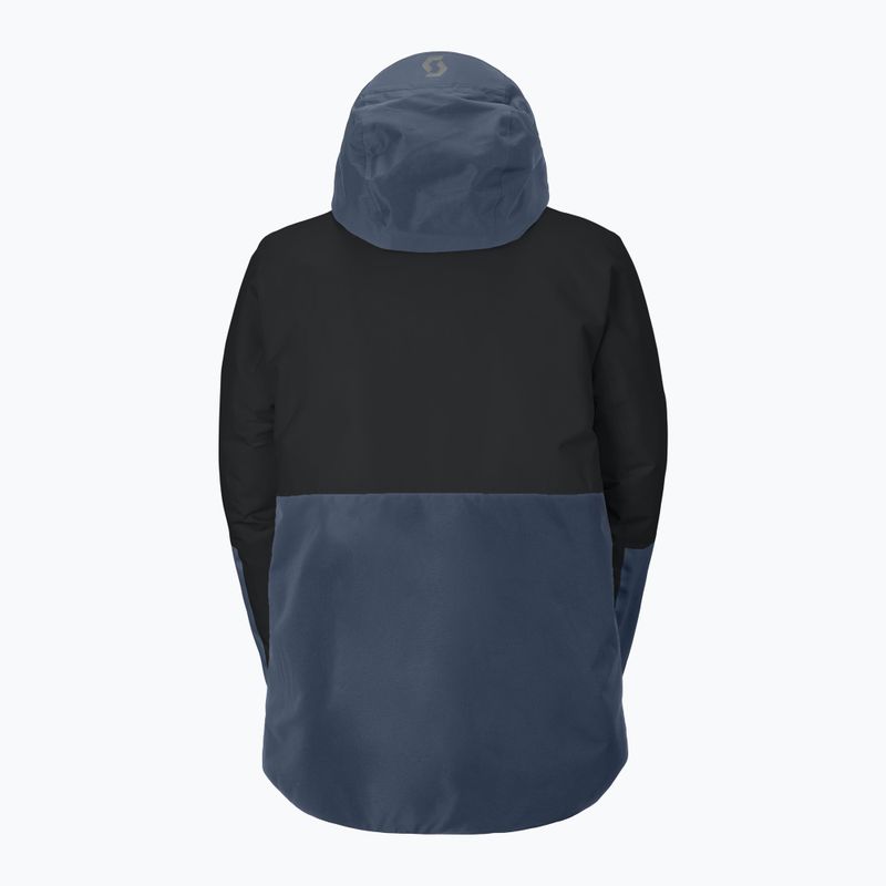 Куртка лижна чоловіча SCOTT Ultimate Dryo black/dusk blue 2