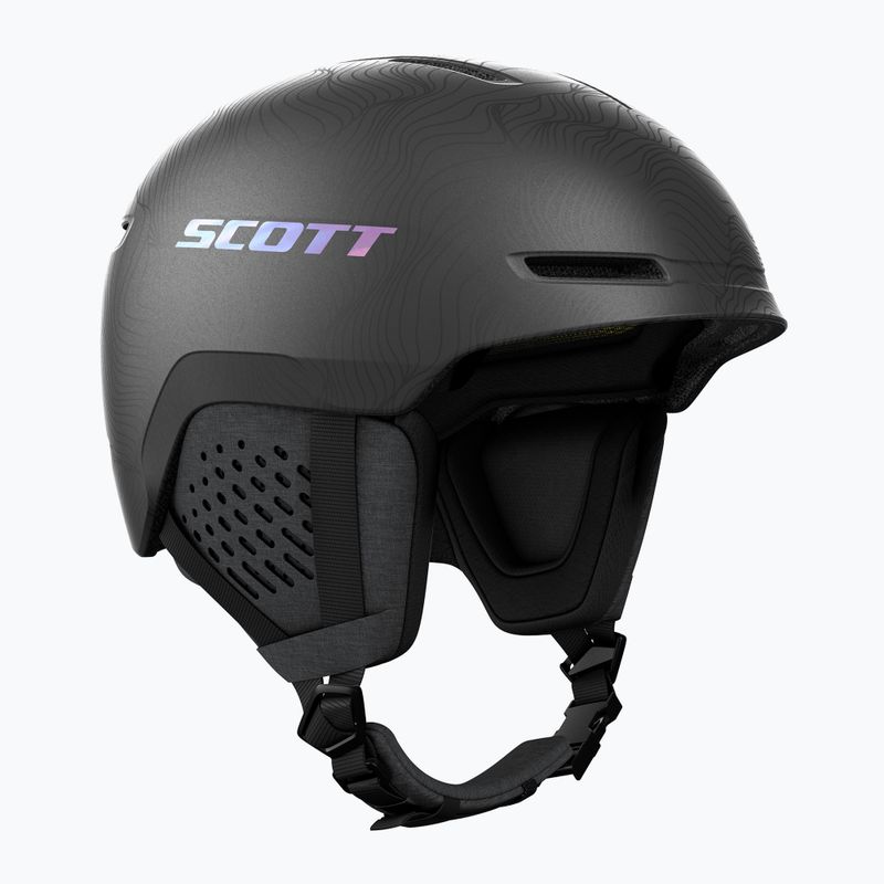 Шолом лижний SCOTT Track granite black/holo silver