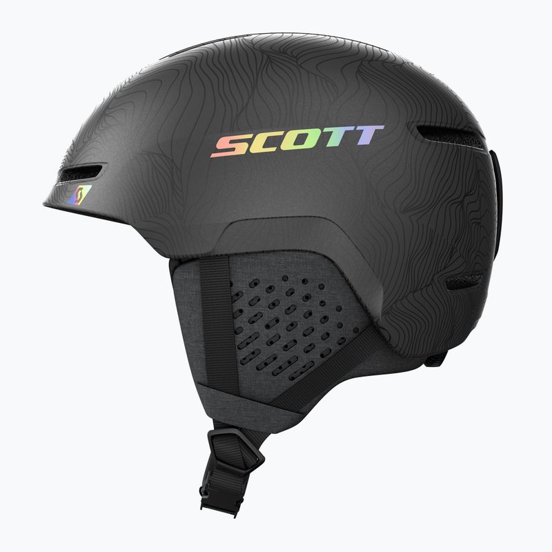 Шолом лижний SCOTT Track granite black/holo silver 2