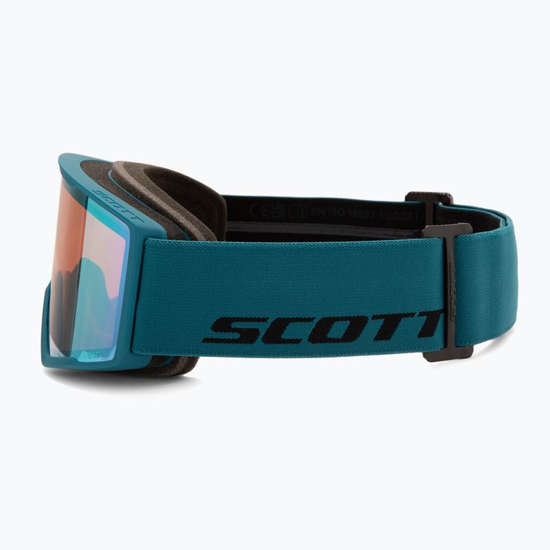 Окуляри лижні SCOTT Trace Pro petrol green/green chrome 4