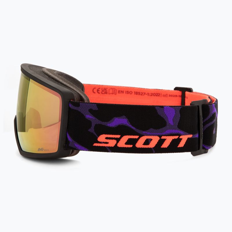 Окуляри лижні Scott Neo Light Sensitive S1-3 black/purple/amp ls cinnamon chrome 4