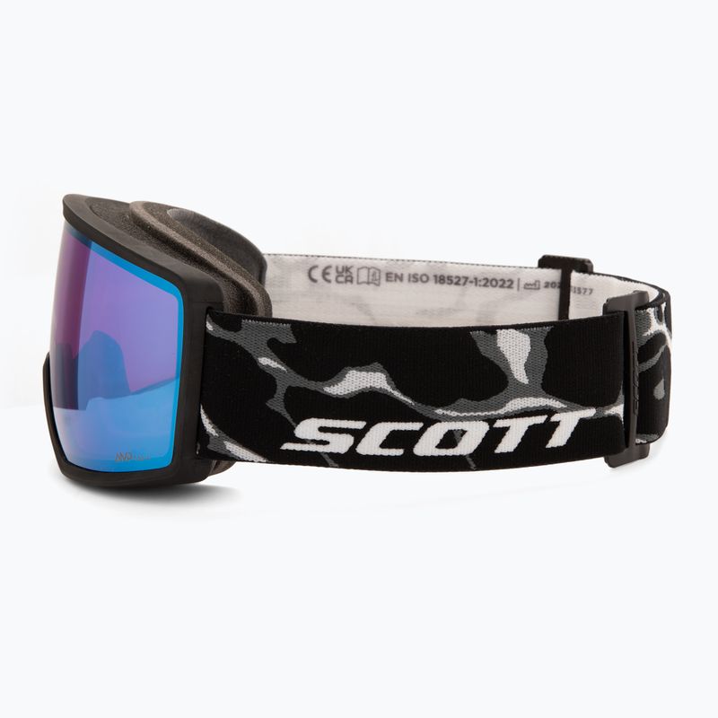 Окуляри лижні Scott Neo Light Sensitive S2-4 granite black/white/amp ls blue chrome 4