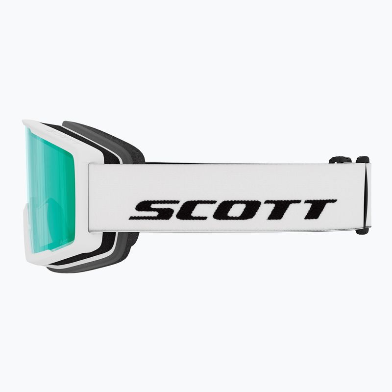 Окуляри лижні SCOTT Trace Pro Compact white/green chrome 2