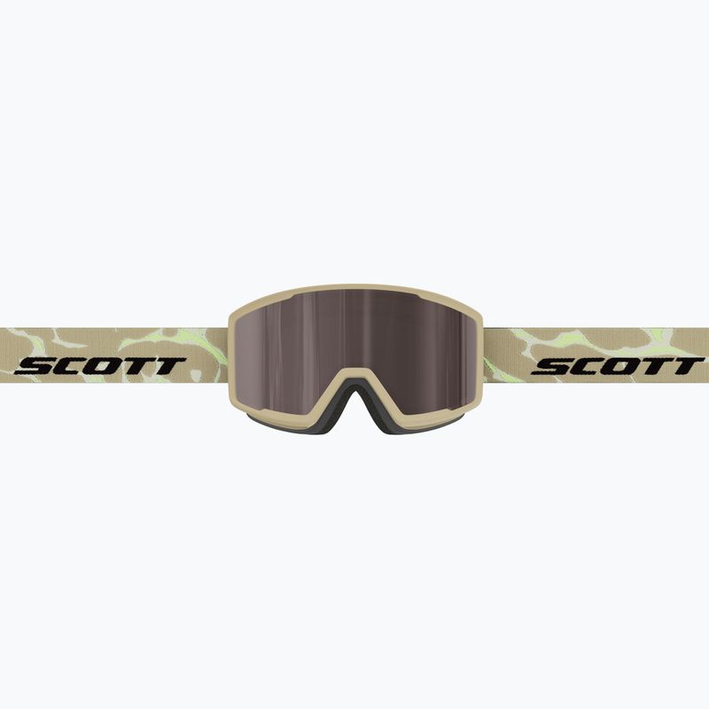 Окуляри лижні SCOTT Trace Pro Compact mojave beige/silver chrome 3