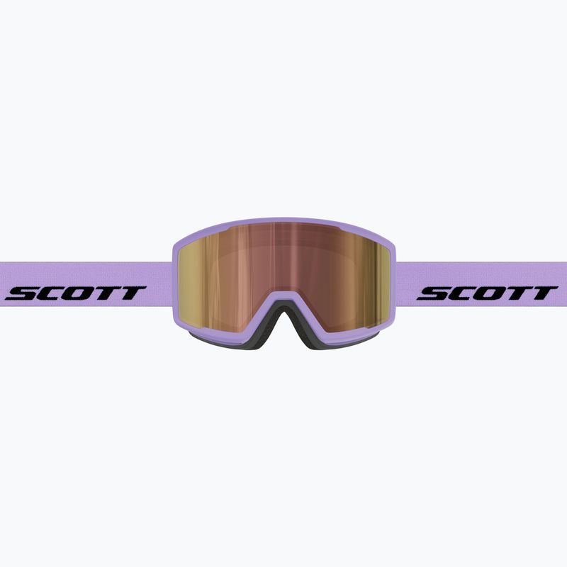 Окуляри лижні SCOTT Trace Pro Compact Light Sensitive S1-3 sherbet purple/black/amp ls cinnamon chrome 4
